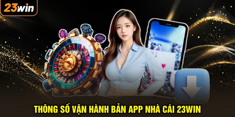 Tải App 23WIN - Chạm Nhẹ Cài Ngay, Nhận Thưởng Liền Tay 1 Thông số vận hành bản app nhà cái 23WIN